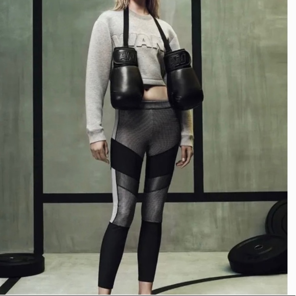 Alexander Wang x H&M reflective mid rise leggings size 8